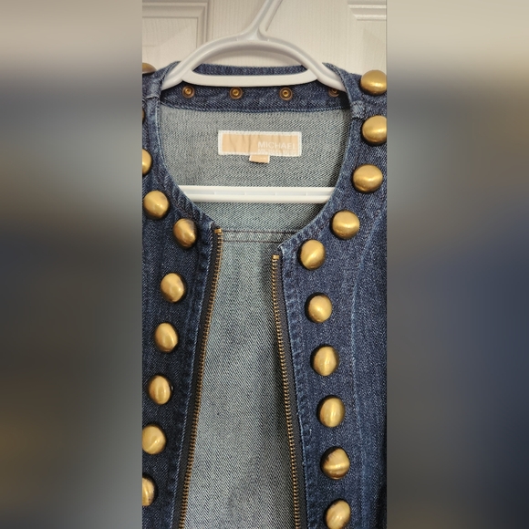 Michael Kors studded jean jacket - Picture 4 of 4
